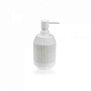 Dispenser sapun lichid alb din rasina 8x17 cm Soapis Versa Home
