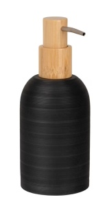 Dispenser sapun lichid negru/maro din fibre sintetice 250 ml Altavalle Wenko