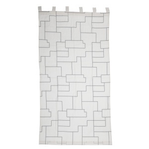 Draperie crem din bumbac 115x215 cm Lyria Bloomingville