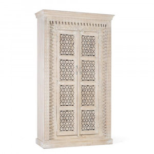 Dulap alb din lemn 190 cm Bhopal Giner y Colomer
