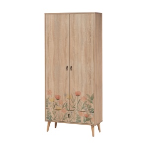 Dulap multicolor din lemn 190 cm City Tulip The Home Collection