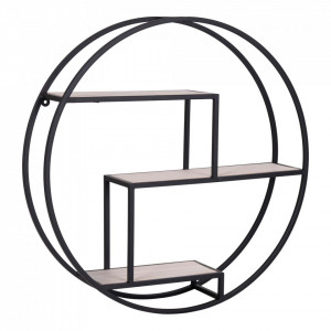 Etajera de perete lemn maro 62 cm Rotterdam House Nordic
