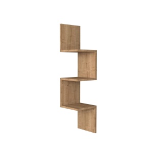 Etajera de perete maro 25 cm Zikzak The Home Collection