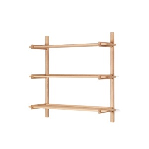 Etajera de perete maro din lemn 98 cm Sitra Kave Home