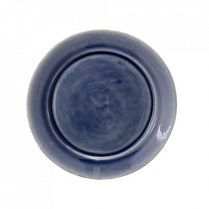Farfurie intinsa albastra din ceramica 20 cm Anne Bloomingville