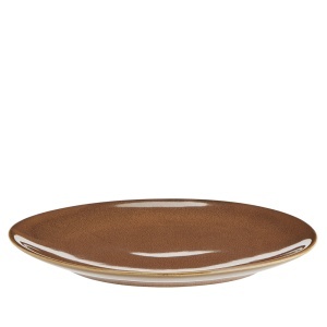 Farfurie intinsa maro din ceramica 21 cm Mirra Madam Stoltz