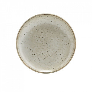 Farfurie pentru desert gri din ceramica 15 cm Lake House Doctor