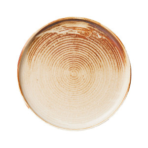 Farfurie pentru desert maro din ceramica 20 cm Chef HKliving