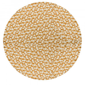 Fata de masa maro din bumbac 180 cm Comforting Spices Woood