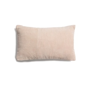 Fata de perna bej din catifea 30x50 cm Seliria Corduroy Kave Home