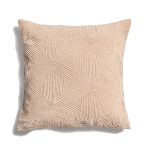 Fata de perna bej din catifea 50x50 cm Morine Kave Home