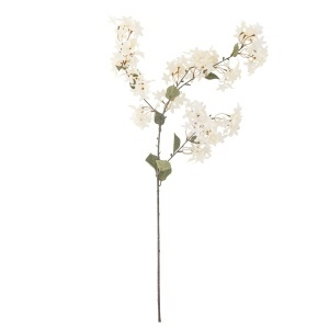 Floare artificiala alba/verde din fibre sintetice 100 cm Myrtle Bloomingville