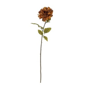 Floare artificiala portocalie din fibre sintetice 73 cm Chrysantemum Bloomingville