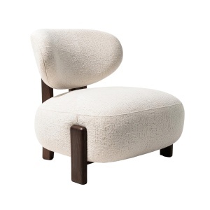 Fotoliu din textil bej Delia Quiet Object