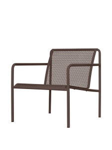Fotoliu exterior maro ciocolata din metal Dapple Ferm Living