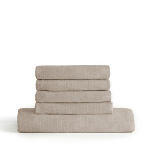 Husa pentru canapea modulara bej din textil pentru 2 persoane Anarela Kave Home
