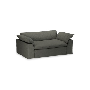 Husa pentru canapea verde army din bumbac 204 cm Nomad Wander HKliving
