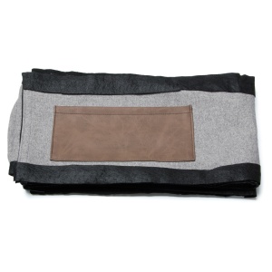 Husa pentru pat gri din textil 160x200 cm Dyla Kave Home