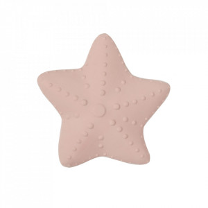 Jucarie dentitie roz prafuit din cauciuc natural Starfish Cam Cam