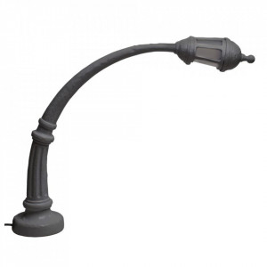 Lampa birou gri din fibre naturale 59 cm Street Sidonia Seletti