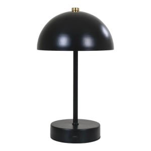Lampa birou neagra din metal 25 cm Holt House Nordic