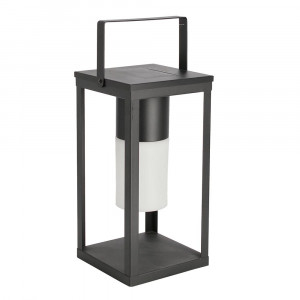 Lampa solara pentru exterior neagra din metal 38 cm Square Bizzotto