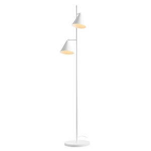 Lampadar alb din metal cu 2 becuri 163 cm Form Avy Aldex