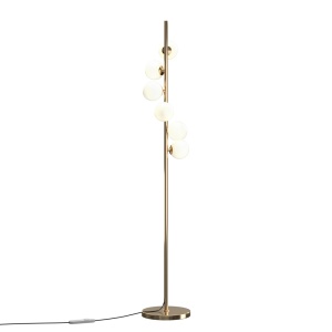 Lampadar auriu din metal cu 6 becuri 150 cm Dallas Maytoni