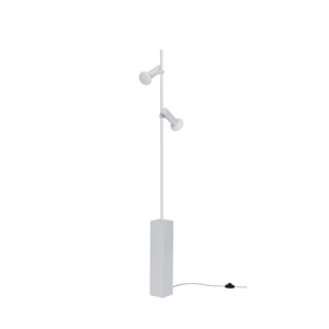 Lampadar gri deschis din metal cu 2 becuri 160 cm Set Hubsch