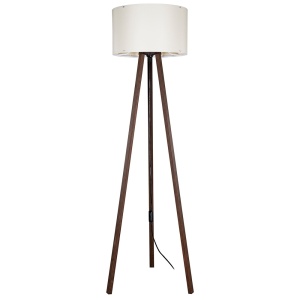 Lampadar maro inchis /crem din lemn 136 cm Piko Zuma Line