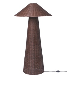 Lampadar maro inchis din ratan 131 cm Dou Ferm Living