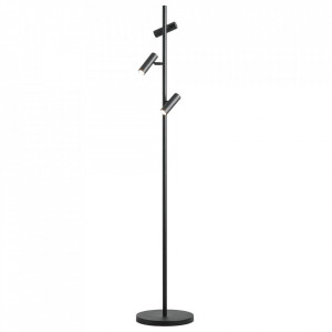 Lampadar negru din metal cu 3 becuri 164 cm Trevo Quiet Object