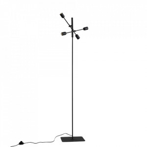 Lampadar negru din metal cu 4 becuri 160 cm Twigo Custom Form
