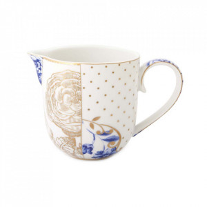Latiera multicolora din ceramica 260 ml Small Royal White Pip Studio