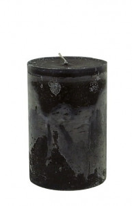 Lumanare neagra din parafina si ceara 10 cm Daniel LifeStyle Home Collection