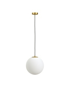 Lustra alba/aurie din metal Brisia Kave Home