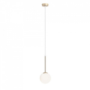 Lustra alba/aurie din sticla Bosso Quiet Object