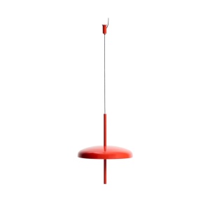 Lustra dimabila rosie din metal Porte Kave Home