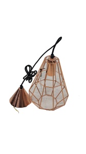 Lustra din metal maro alama Geomtric Style Bloomingville