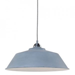 Lustra gri/alba din metal Nove Single Steinhauer
