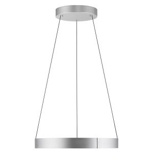 Lustra gri deschis din metal cu 2 LED-uri PURE E-Clipse Light Zuma Line