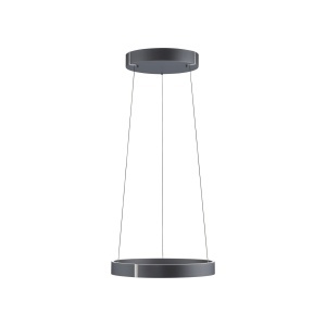 Lustra gri din metal cu 2 LED-uri PURE E-Clipse Zuma Line