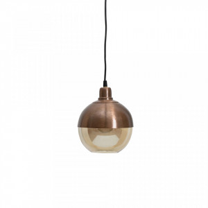 Lustra maro din fier si sticla cu 3 becuri Split Be Pure Home