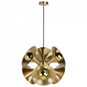 Lustra maro din metal cu 6 becuri Jazz Versmissen