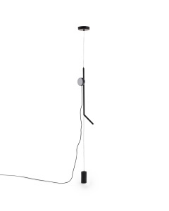 Lustra neagra din metal Orey Kave Home