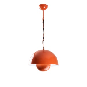Lustra portocalie din metal Kure Art The Home Collection