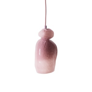 Lustra roz din sticla Gemstone HKliving