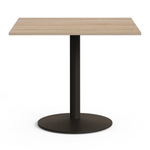Masa bistro exterior maro deschis/verde din metal 90x90 cm Esilda Kave Home
