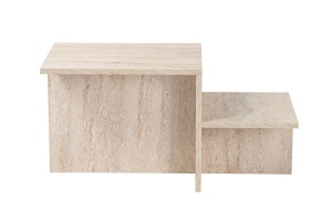 Masa de cafea bej 40x80 cm Harmony Nordure