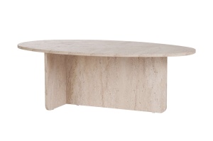 Masa de cafea bej 65x120 cm Orba Nordure